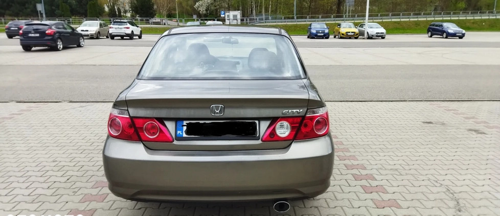 Honda City cena 8500 przebieg: 276421, rok produkcji 2008 z Katowice małe 56